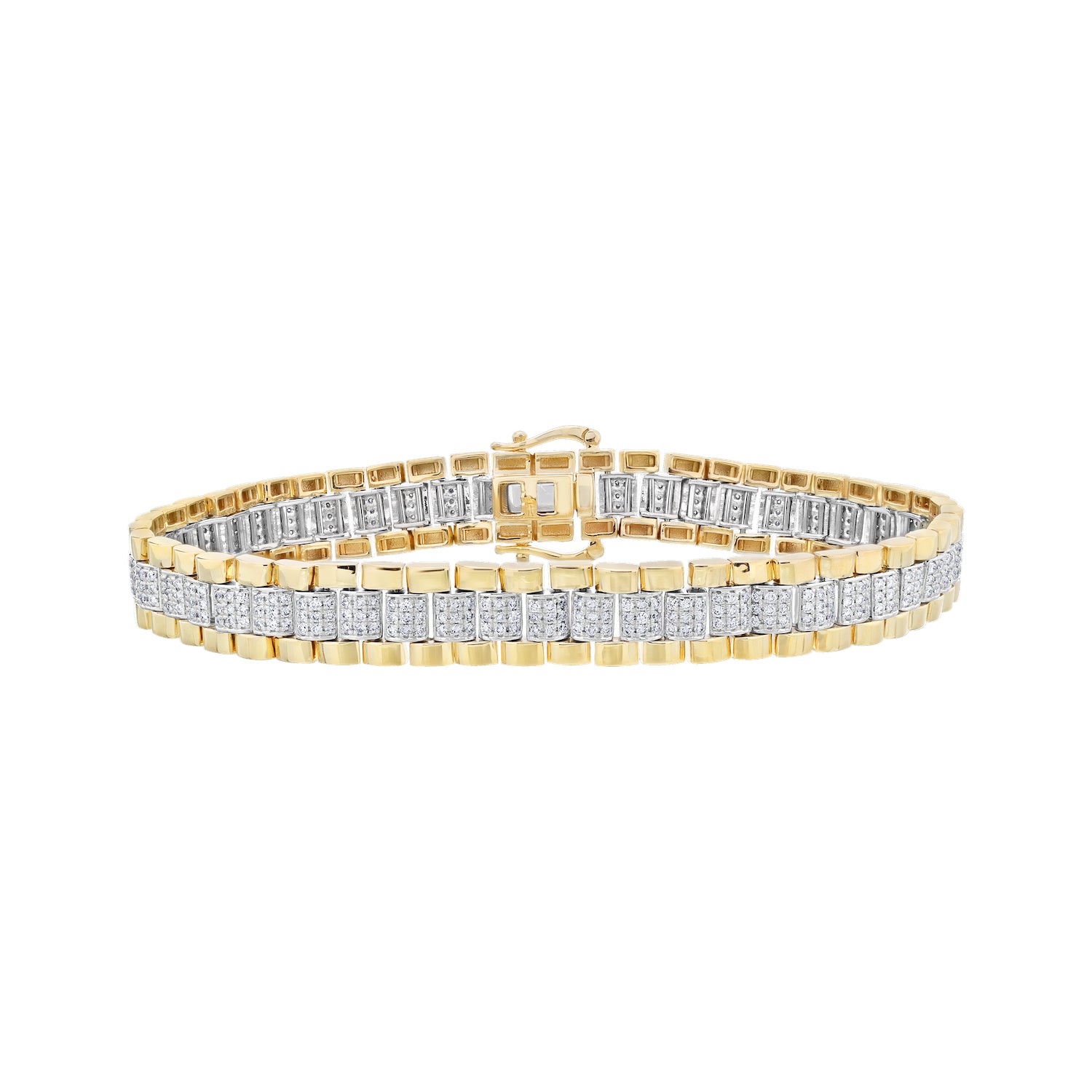 Diamond Men's Link Bracelet