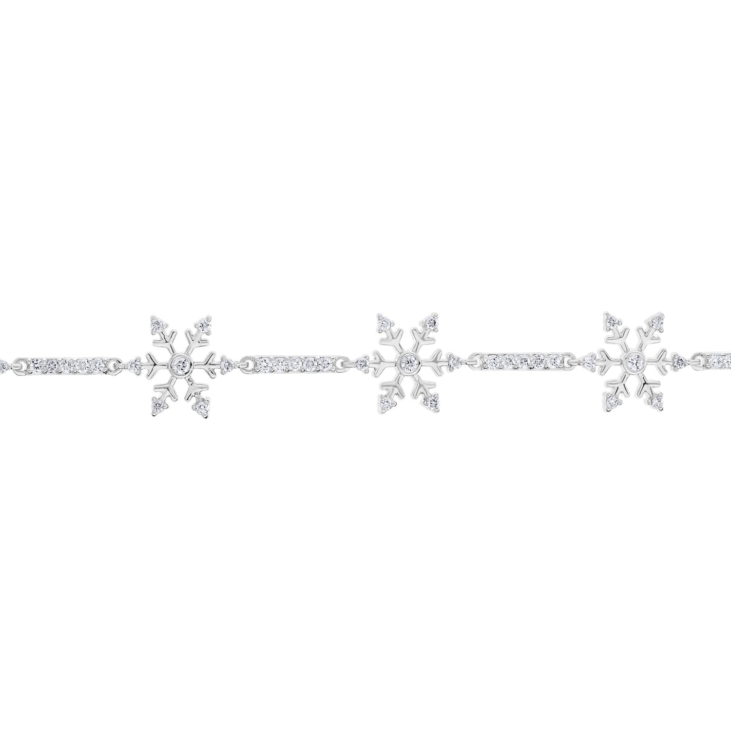 Diamond Snowflake Bracelet