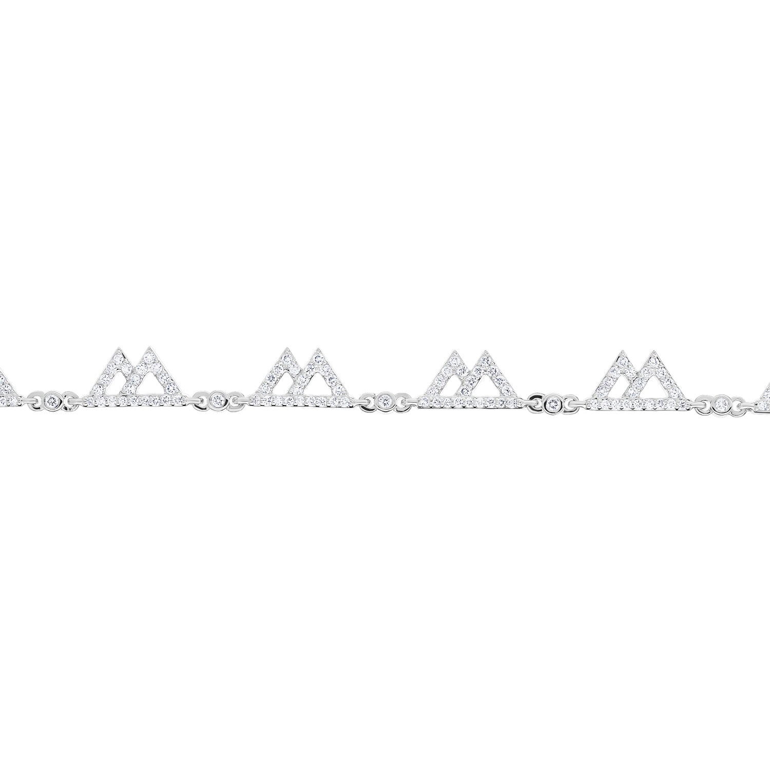 Diamond Mountain Silhouette Bracelet