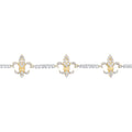 Diamond Lis Royale Fleur de Lis Bracelet