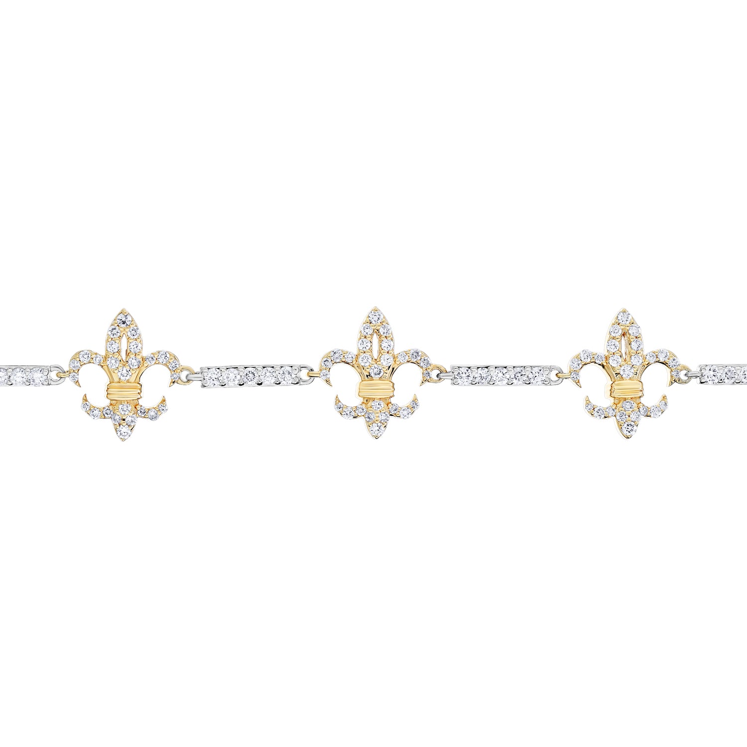 Diamond Lis Royale Fleur de Lis Bracelet