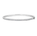 Diamond Channel Set Bangle Bracelet