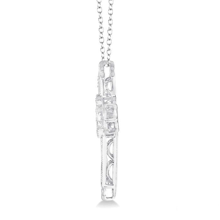 Silver Cross Emotion Diamond Fashion Pendant