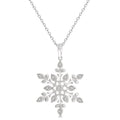 Xenia Wynn Silver Snow Flake Diamond Fashion Pendant