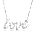 Horizon Velour Silver Love Diamond Fashion Pendant