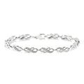 Silver Diamond Fashion Bracelet