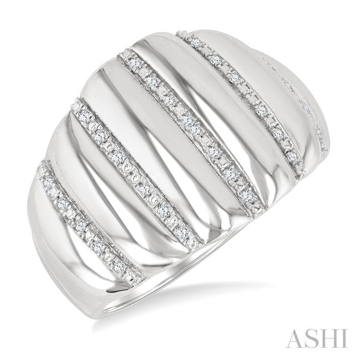 Silver Bold Fashion Wide Band