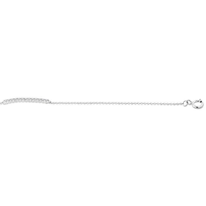 1/10 Ctw Round Cut Diamond Fashion Bracelet in Sterling Silver