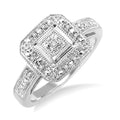 Opulence Diamond Ring in Silver