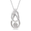Delphine Victoire Silver Diamond Fashion Pendant
