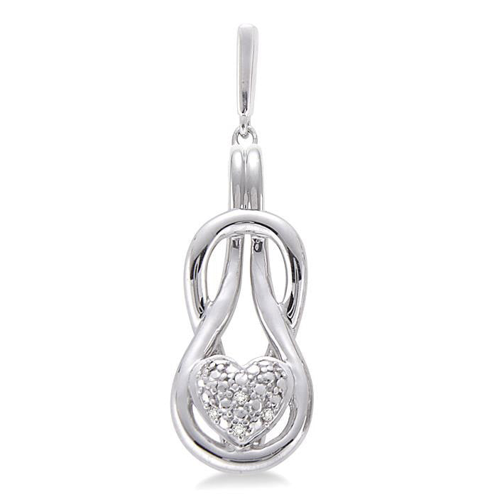 Silver Diamond Fashion Earrings
