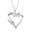 Sundew Calypso Silver Heart Shape Diamond Fashion Pendant