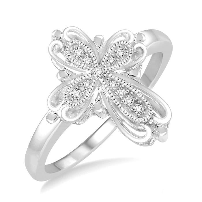 Gilded Trinity Diamond Ring