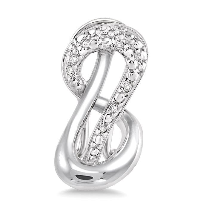 Silver Diamond Fashion Earrings