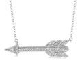Silver Arrow Diamond Fashion Pendant