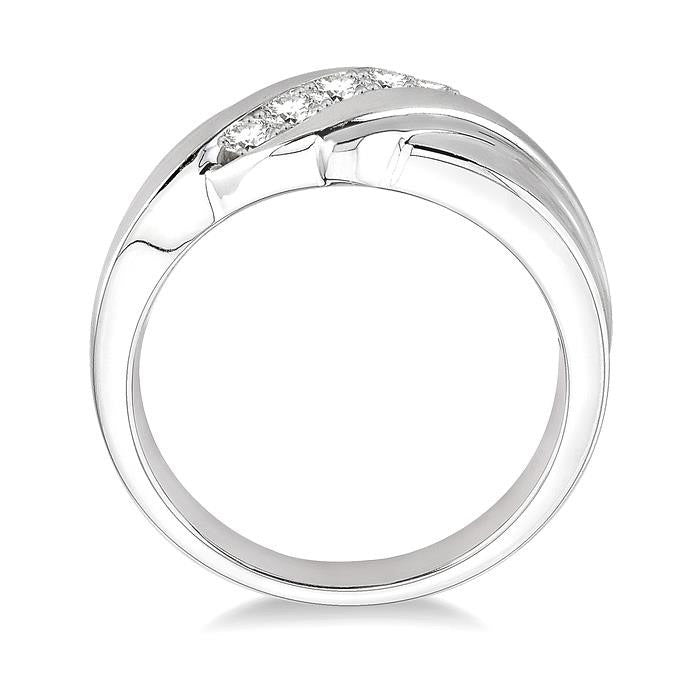 Silver Men's Diamond Ring