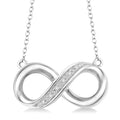 Silver Infinity Diamond Fashion Pendant