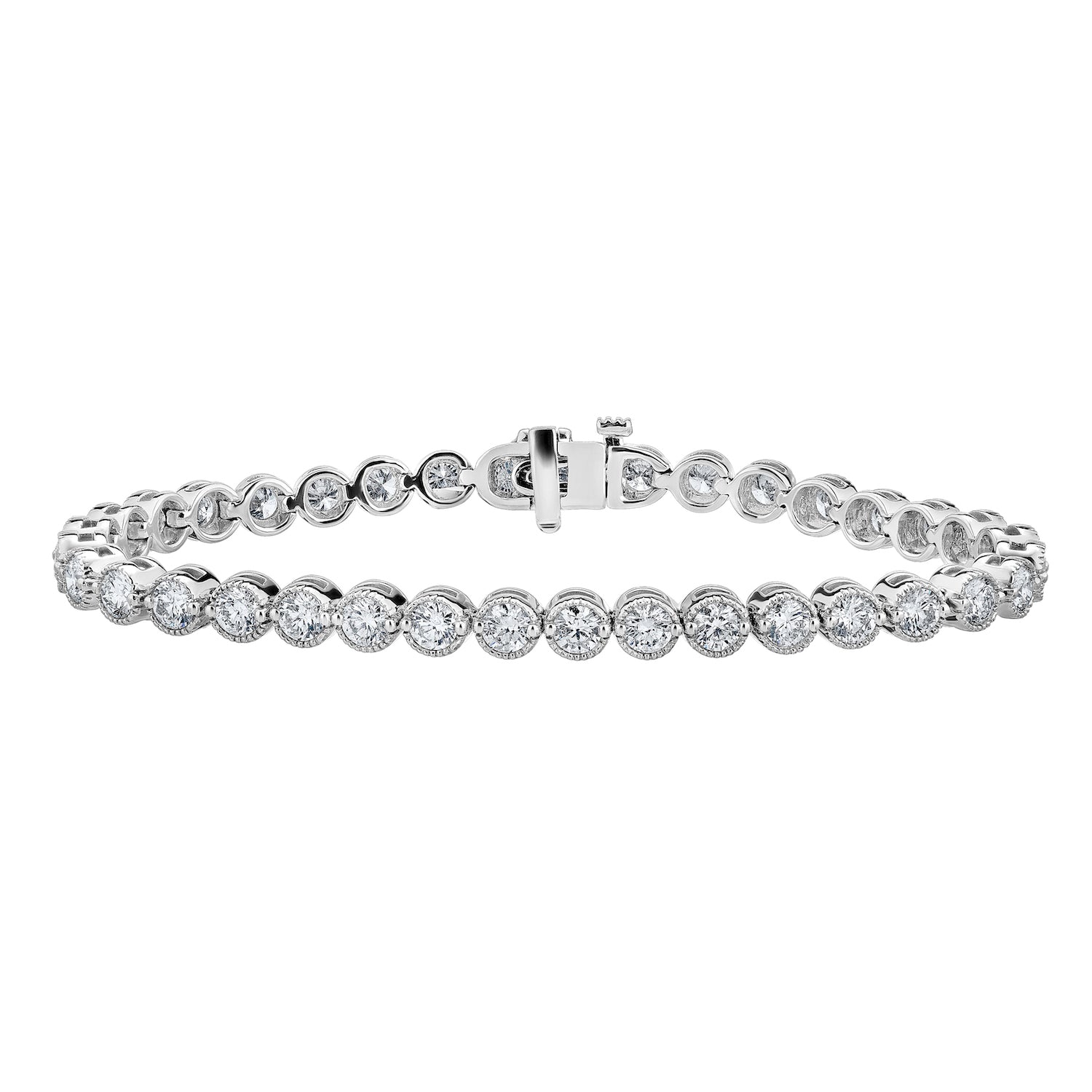 Diamond Round Tennis Bracelet