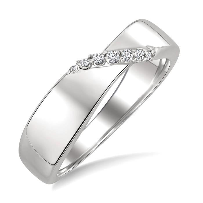 Silver Diamond Ring