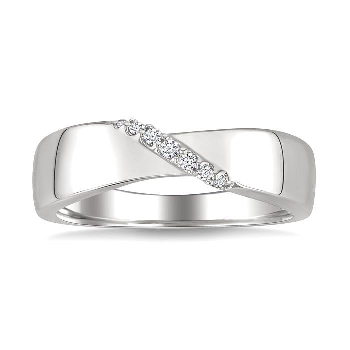Silver Diamond Ring