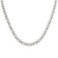 Silver Bold Panther Link Diamond Fashion Necklace