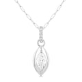 Elysian Cypress Marquise Shape Paperclip Diamond Fashion Pendant