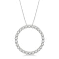 Lilith Lustre Circle Diamond Pendant