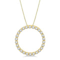 Quill Celestia Circle Diamond Pendant