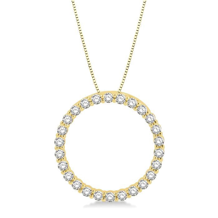 Quill Celestia Circle Diamond Pendant