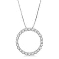 Juno Sable Circle Diamond Pendant