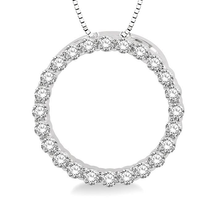 Wren Circle Diamond Pendant