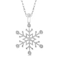 Snow Flake Diamond Fashion Pendant