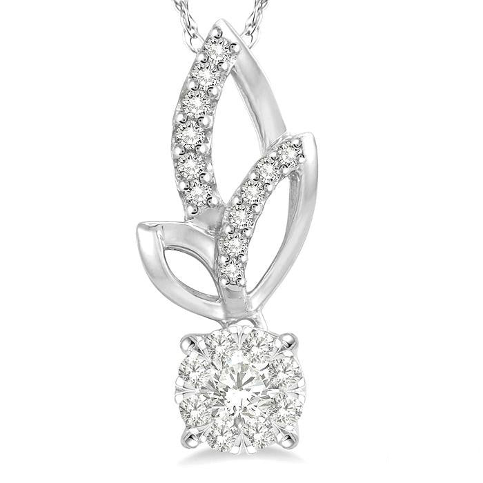 Freya Round Shape Shine Bright Diamond Fashion Pendant