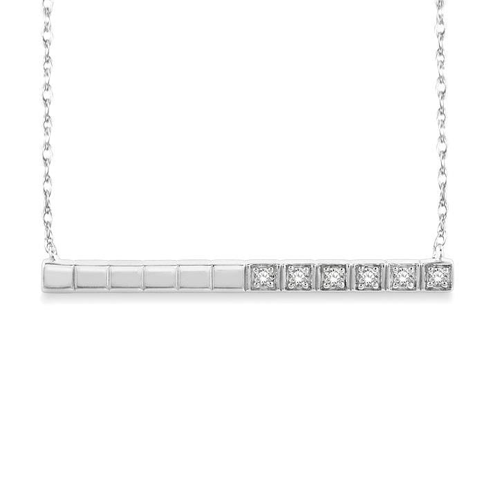 Bar Diamond Pendant