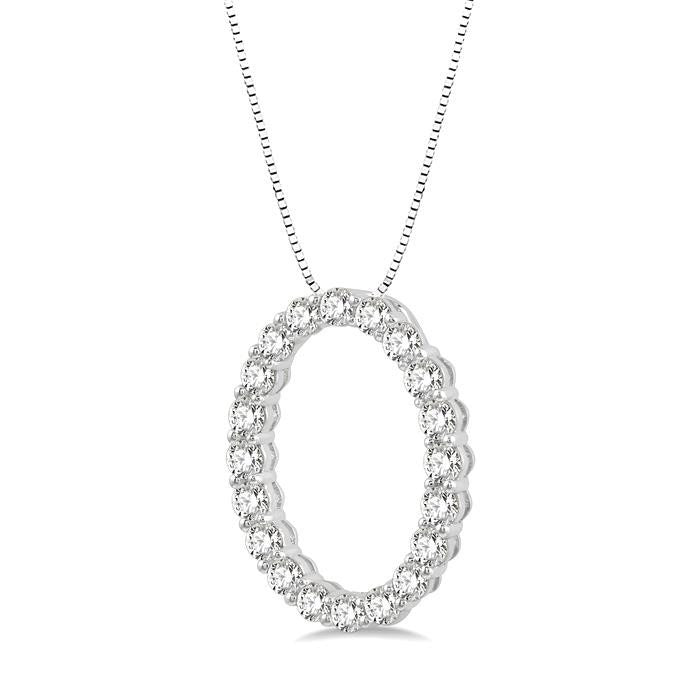 Vale Calypso Oval Shape Diamond Pendant