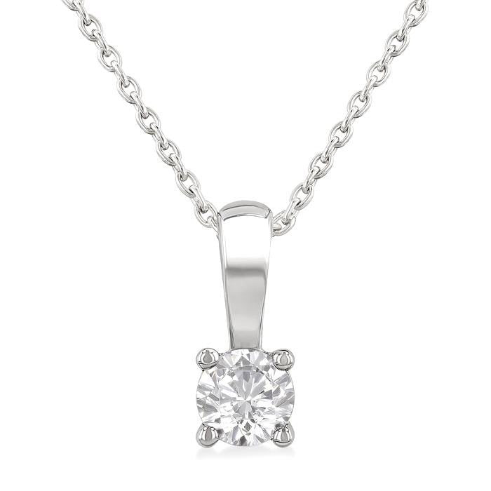 Paragon  Round Shape Diamond Solitaire Pendant