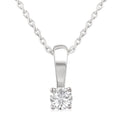 Imperial Beryl Round Shape Diamond Solitaire Pendant