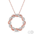 Twisted Circle Diamond Fashion Pendant