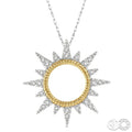 Quorra Tamarind Sunburst Diamond Fashion Pendant