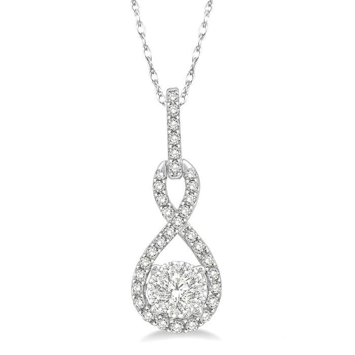 Brisa Tansy Round Shape Shine Bright Diamond Infinity Pendant