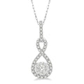 Brisa Tansy Round Shape Shine Bright Diamond Infinity Pendant
