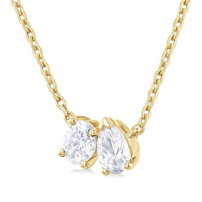 Yvaine Valora Toi Et Moi Diamond Fashion Pendant