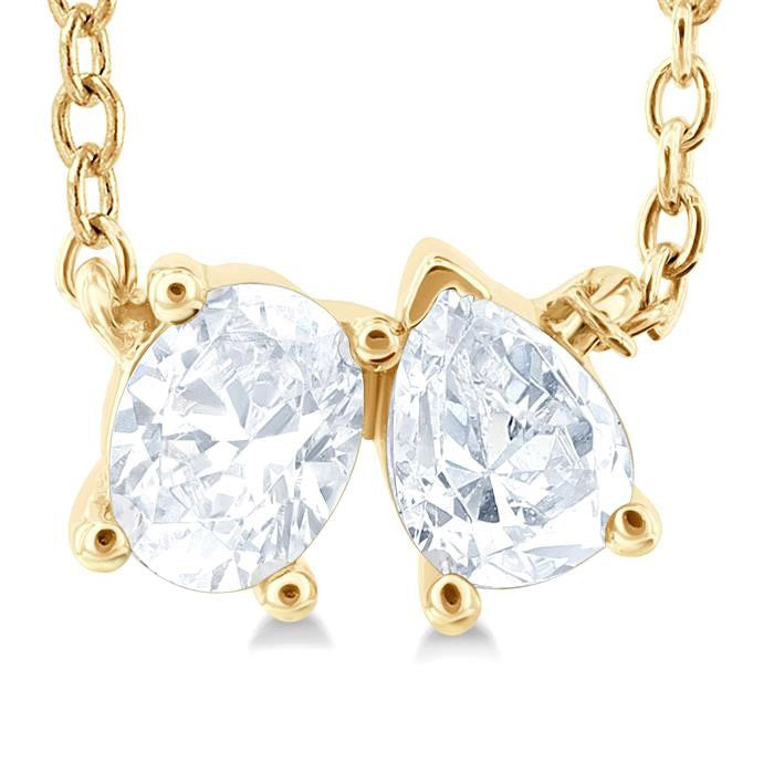 Yvaine Valora Toi Et Moi Diamond Fashion Pendant