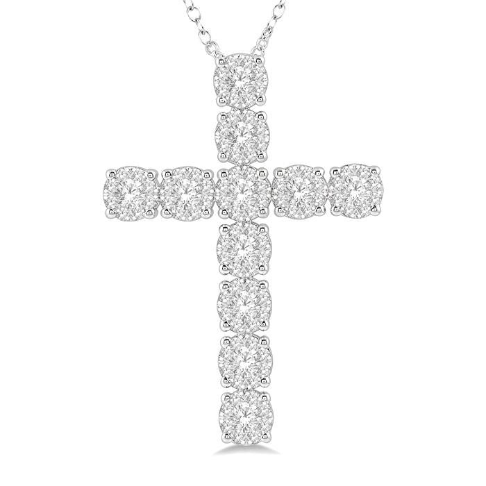 Nerissa Beryl Cross Shine Bright Essential Diamond Fashion Pendant