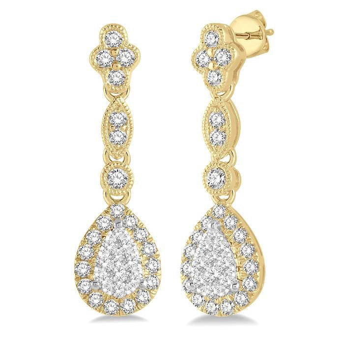 Pear Shape Shine Bright Diamond Earrings