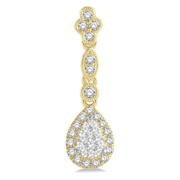 Pear Shape Shine Bright Diamond Earrings