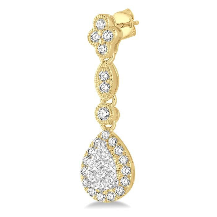 Pear Shape Shine Bright Diamond Earrings
