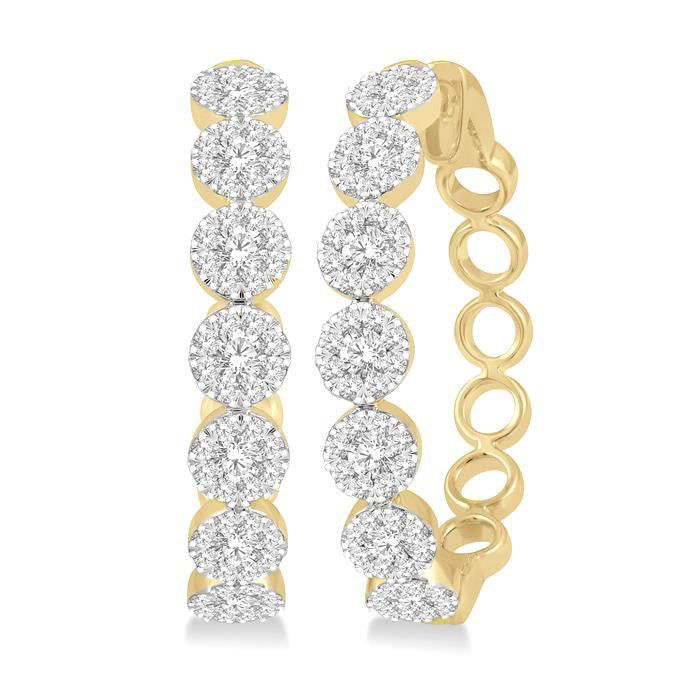Shine Bright Essential Diamond Hoop Earrings