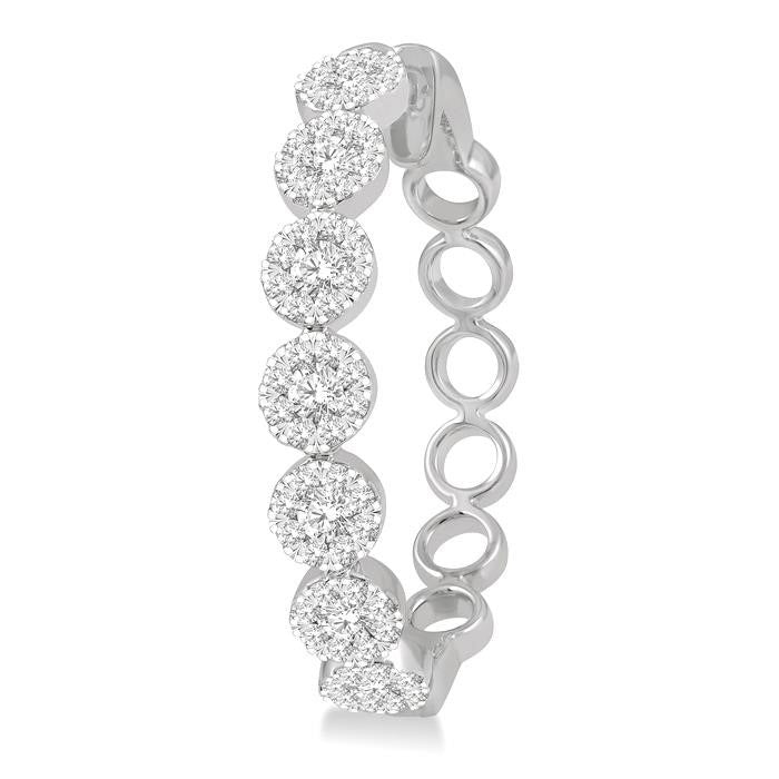Shine Bright Diamond Hoop Earrings