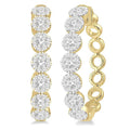 Shine Bright Diamond Hoop Earrings